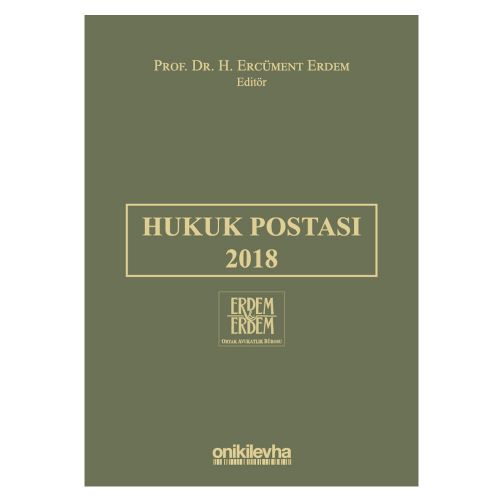Hukuk Postası 2018 - H. Ercüment Erdem