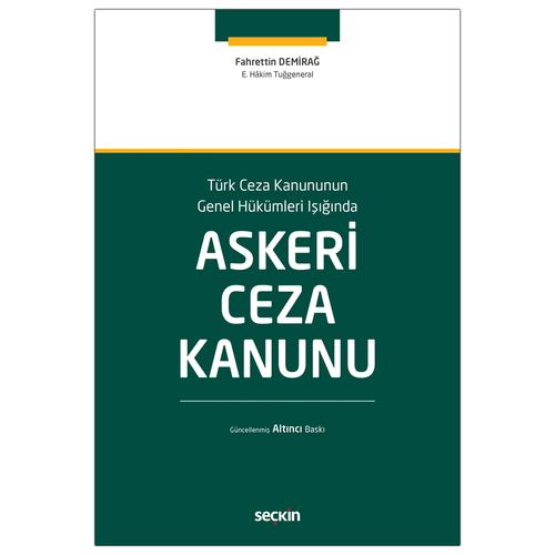 Askeri Ceza Kanunu - Fahrettin Demirağ