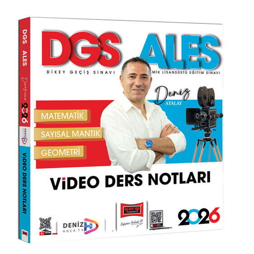 DGS ALES Matematik Video Ders Notları Yargı Yayınları 2026