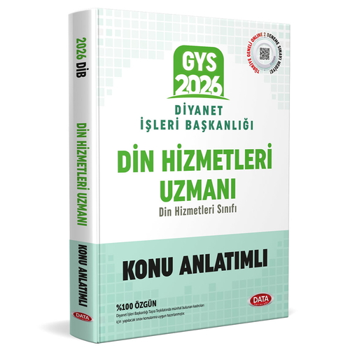 GYS Diyanet İşleri Başkanlığı Din Hizmetleri Uzmanı Sınavı Konu Anlatımı Data Yayınları 2026