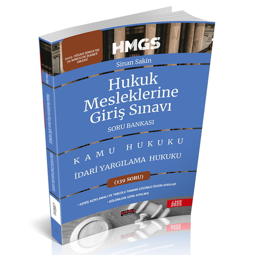 HMGS İdari Yargılama Hukuku Soru Bankası Savaş Yayınları Mayıs 2025