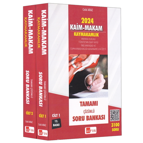 Kelepir Ürün İadesizdir - Kaim Makam Kaymakamlık Çözümlü Soru Bankası Akfon Yayınları 2024