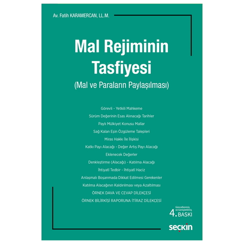 Mal Rejiminin Tasfiyesi - Fatih Karamercan