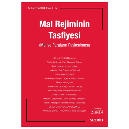 Mal Rejiminin Tasfiyesi - Fatih Karamercan