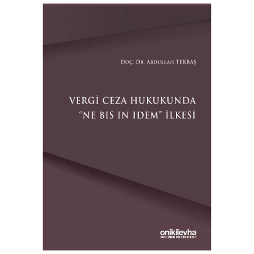 Vergi Ceza Hukukunda \