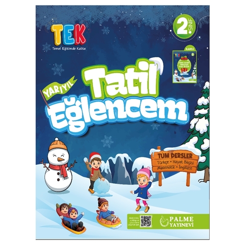 2. Sınıf Tek Yarıyıl Tatil Eğlencem Palme Yayınları