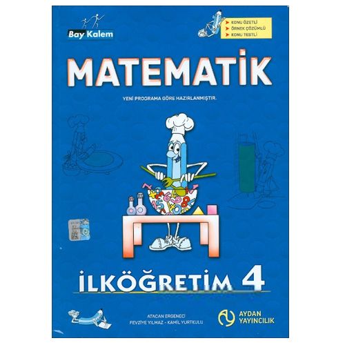 4. Sınıf Bay Kalem Matematik Konu Anlatımlı Aydan Yayınları