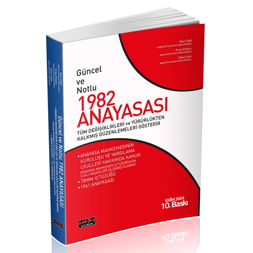 Güncel ve Notlu 1982 Anayasası - Ozan Ergül, Ersoy Kontacı, Deniz Polat