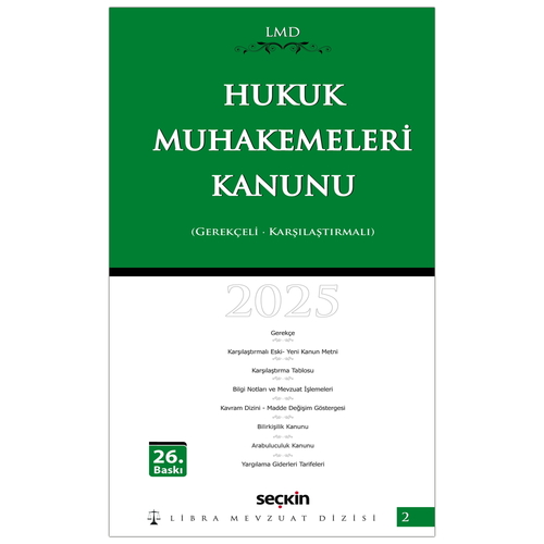 Hukuk Muhakemeleri Kanunu Gerekçeli Karşılaştırmalı / LMD–2 - Mutlu Dinç