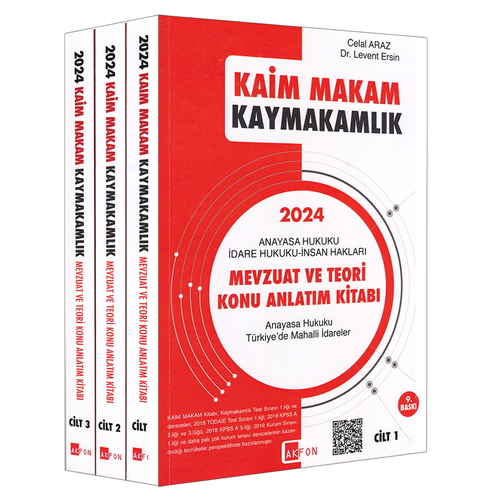 Kelepir Ürün İadesizdir - Kaim Makam Kaymakamlık Mevzuat ve Teori Konu Anlatımı Akfon Yayınları 2024