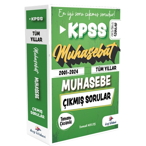 Muhasebat KPSS A Grubu Sayıştay Muhasebe Çıkmış Sınav Soruları Dizgi Kitap Yayınları 2024