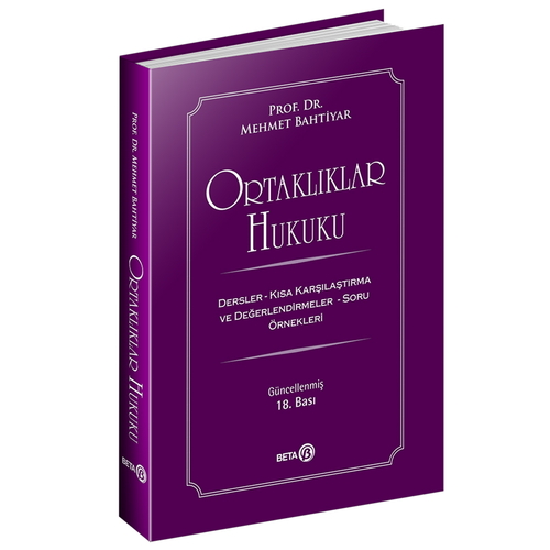 Ortaklıklar Hukuku - Mehmet Bahtiyar