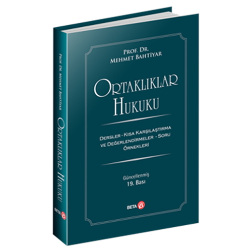Ortaklıklar Hukuku - Mehmet Bahtiyar