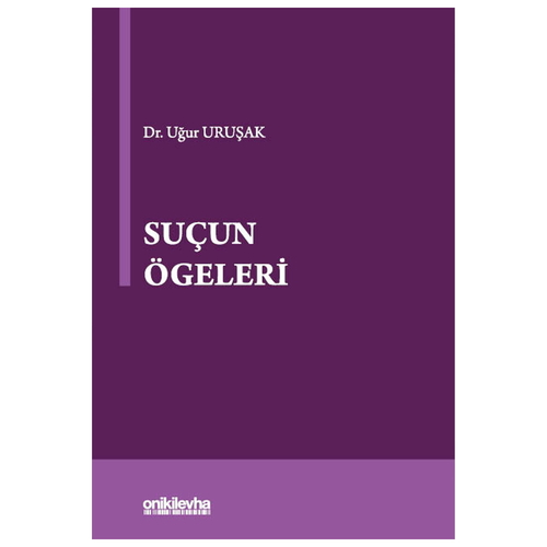 Suçun Ögeleri - Uğur Uruşak