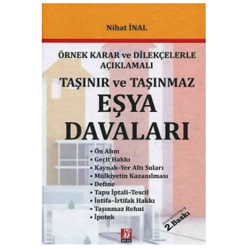 Taşınır ve Taşınmaz Eşya Davaları - Nihat İnal