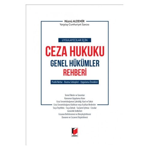 Ceza Hukuku Genel Hükümler Rehberi - Hüsnü Aldemir