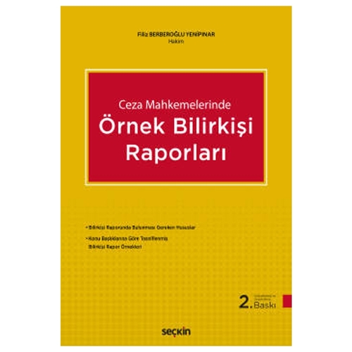 Örnek Bilirkişi Raporları - Filiz Berberoğlu Yenipınar