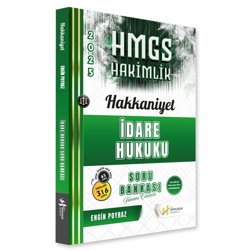HMGS Hakimlik Hakkaniyet İdare Hukuku Soru Bankası VİPHukuk Yayınları 2025