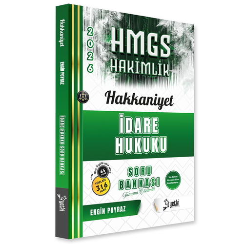 HMGS Hakimlik Hakkaniyet İdare Hukuku Soru Bankası Yetki Yayınları 2026