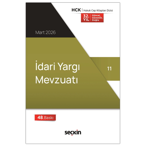 İdari Yargı Mevzuatı - Seçkin Yayınevi Kanun Metinleri Mart 2026