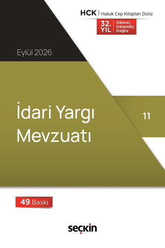 İdari Yargı Mevzuatı - Seçkin Yayınevi Kanun Metinleri Eylül 2026