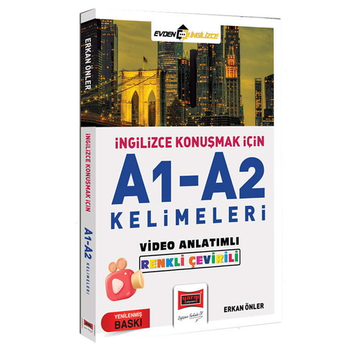 İngilizce Konuşmak İçin A1-A2 Kelimeleri Video Anlatımlı Renkli Çeviri Yargı Yayınları