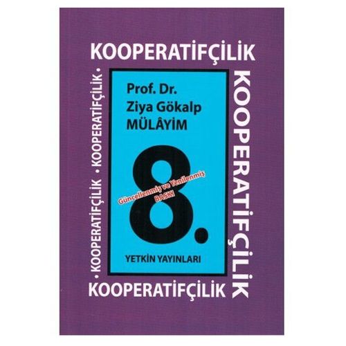 Kooperatifçilik - Ziya Gökalp Mülayim