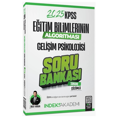 KPSS Eğitim Bilimlerinin Algoritması Gelişim Psikolojisi Soru Bankası İndeks Akademi Yayınları 2025
