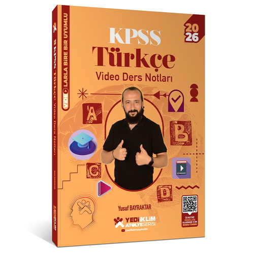 KPSS Genel Yetenek Türkçe Ders Notları Yediiklim Yayınları 2026