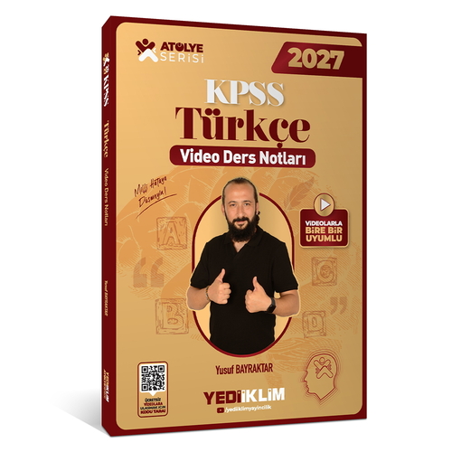 KPSS Genel Yetenek Türkçe Ders Notları Yediiklim Yayınları 2027