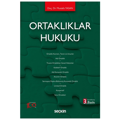 Ortaklıklar Hukuku - Mustafa Yasan