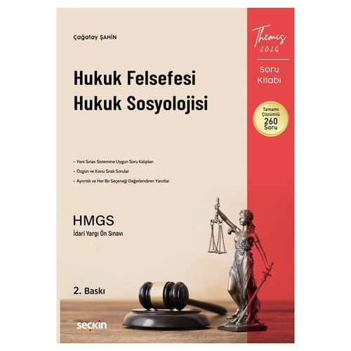 THEMIS Hukuk Felsefesi Hukuk Sosyolojisi Soru Kitabı - Çağatay Şahin 2026