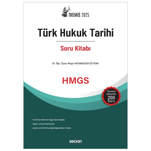 THEMIS Türk Hukuk Tarihi Soru Kitabı - Müge Vatansever Öztürk 2025