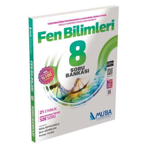 8. Sınıf Fen Bilimleri Soru Bankası Muba Yayınları