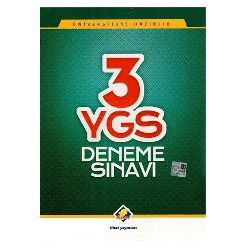 YGS 3 Deneme Sınavı Final Yayınları