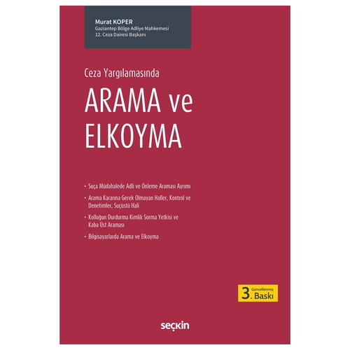 Ceza Yargılamasında Arama ve Elkoyma