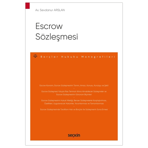 Escrow Sözleşmesi - Sevdanur Arslan