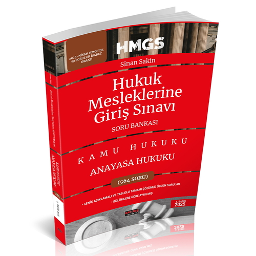 HMGS Anayasa Hukuku Soru Bankası Savaş Yayınları Mayıs 2025