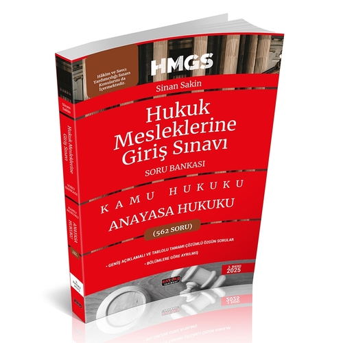 HMGS Anayasa Hukuku Soru Bankası Savaş Yayınları Şubat 2025
