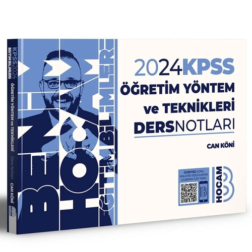 KPSS Eğitim Bilimleri Öğretim Yöntem ve Teknikleri Ders Notları Benim Hocam Yayınları 2024