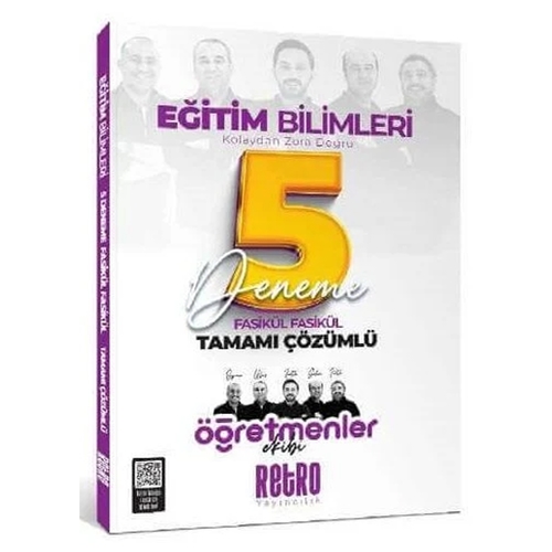 KPSS Eğitim Bilimleri Öğretmenler Ekibi 5 Deneme Retro Yayınları 2025