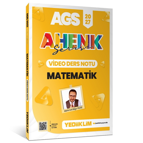 MEB AGS Ahenk Serisi Matematik Video Ders Notları Yediiklim Yayınları 2027