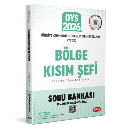 TCDD GYS Bölge Kısım Şefi Soru Bankası Data Yayınları 2026