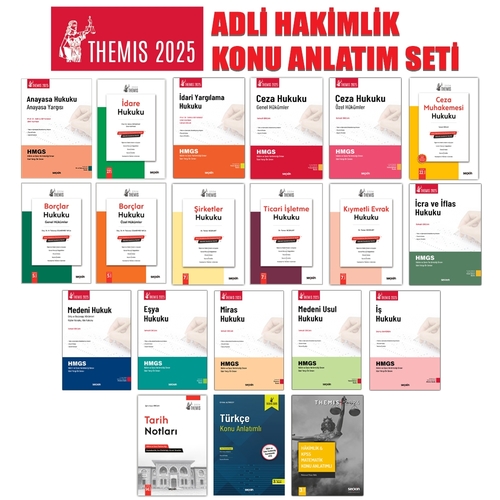 THEMIS Adli Yargı Hakim ve Savcı Yardımcılığı Sınavı Konu Anlatımlı Seti 2025