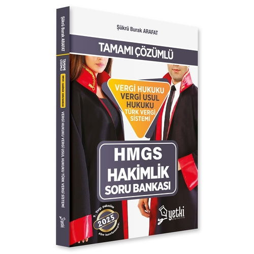 Vergi Hukuku, Vergi Usul Hukuku, Türk Vergi Sistemi HMGS Hakimlik Soru Bankası Yetki Yayınları 2025