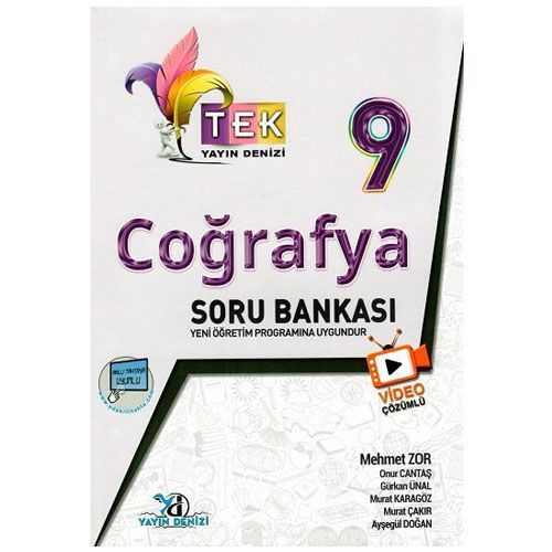 9. Sınıf TEK Serisi Video Çözümlü Coğrafya Soru Bankası - Yayın Denizi Yayınları