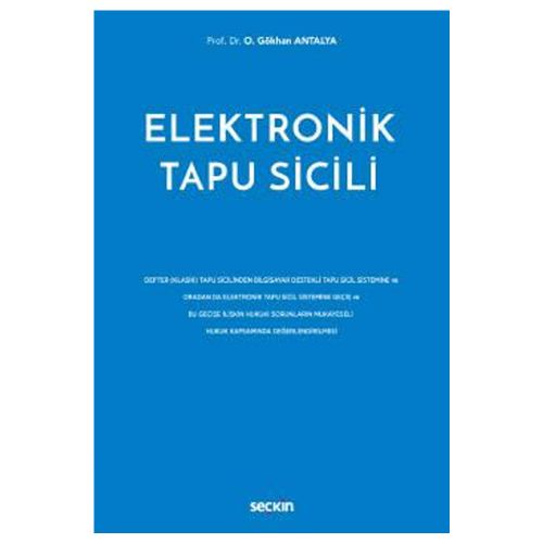 Elektronik Tapu Sicili - O. Gökhan Antalya