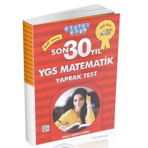 YGS Son 30 Yıl Matematik Yaprak Test Akıllı Adam Yayınları