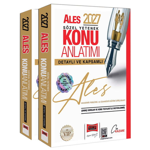 ALES VIP Sayısal-Sözel Yetenek Detaylı ve Kapsamlı Konu Anlatımı Yargı Yayınları 2027