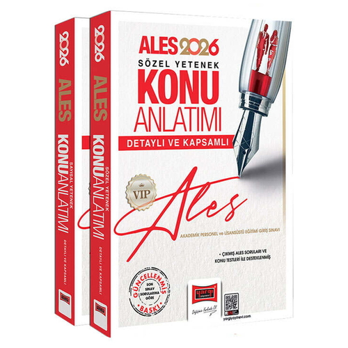 ALES VIP Sayısal-Sözel Yetenek Detaylı ve Kapsamlı Konu Anlatımı Yargı Yayınları 2026